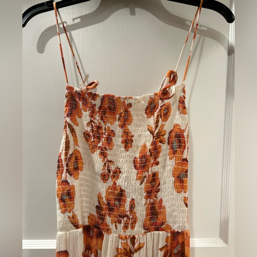 Intimately Free People Dress Garden Party Floral Maxi Tiered Size Small - Picture 5 of 16